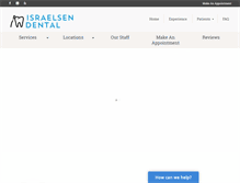 Tablet Screenshot of israelsendental.com